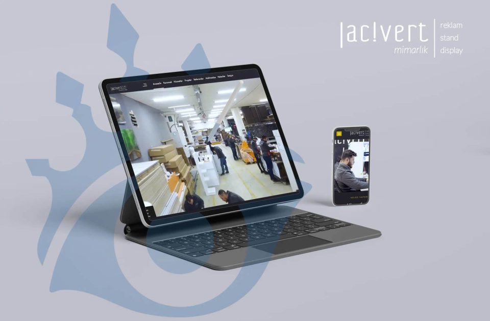 Lacivert Mimarlık — Endüstriyel Çözümler İçin Dijital Vitrin — Web Tasarım