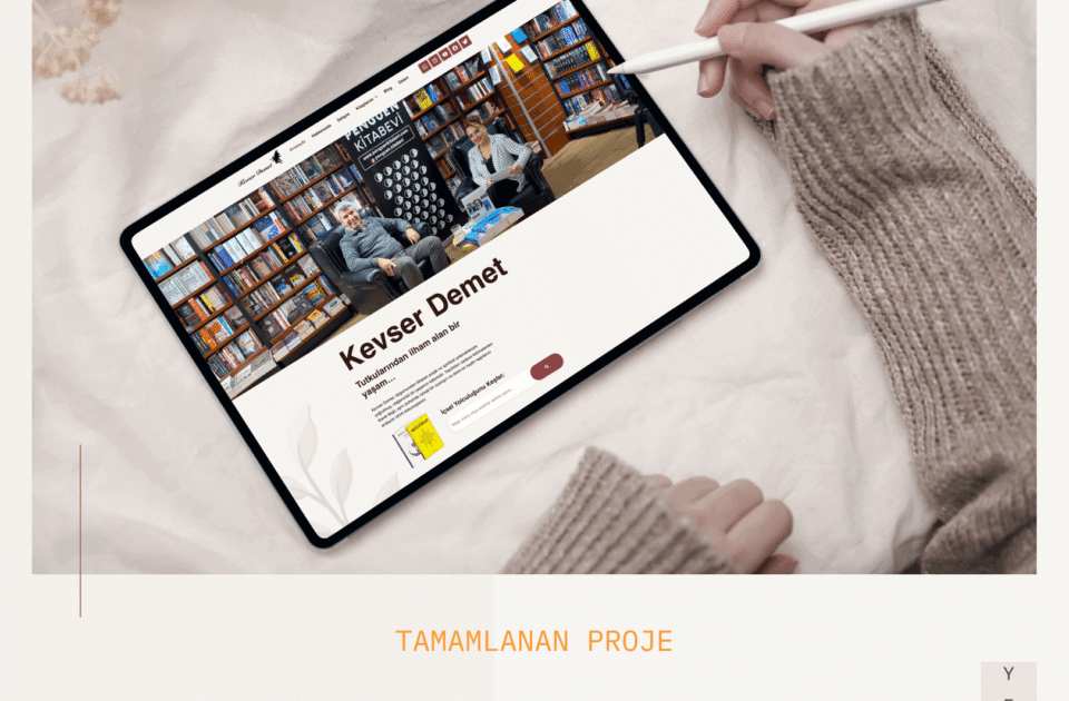 Yazar Kevser Demet Web Sitesi — Web Tasarım